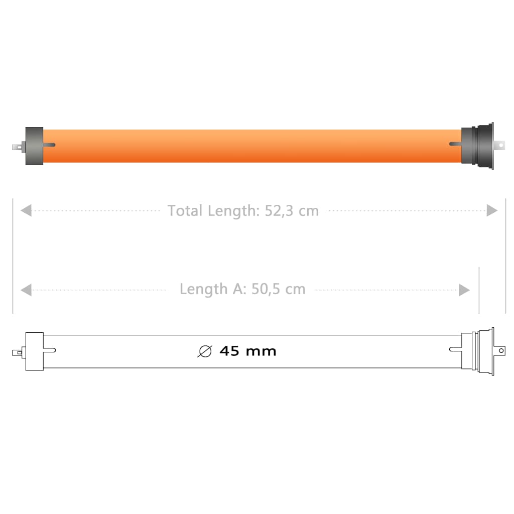 Putkimoottori 50 Nm