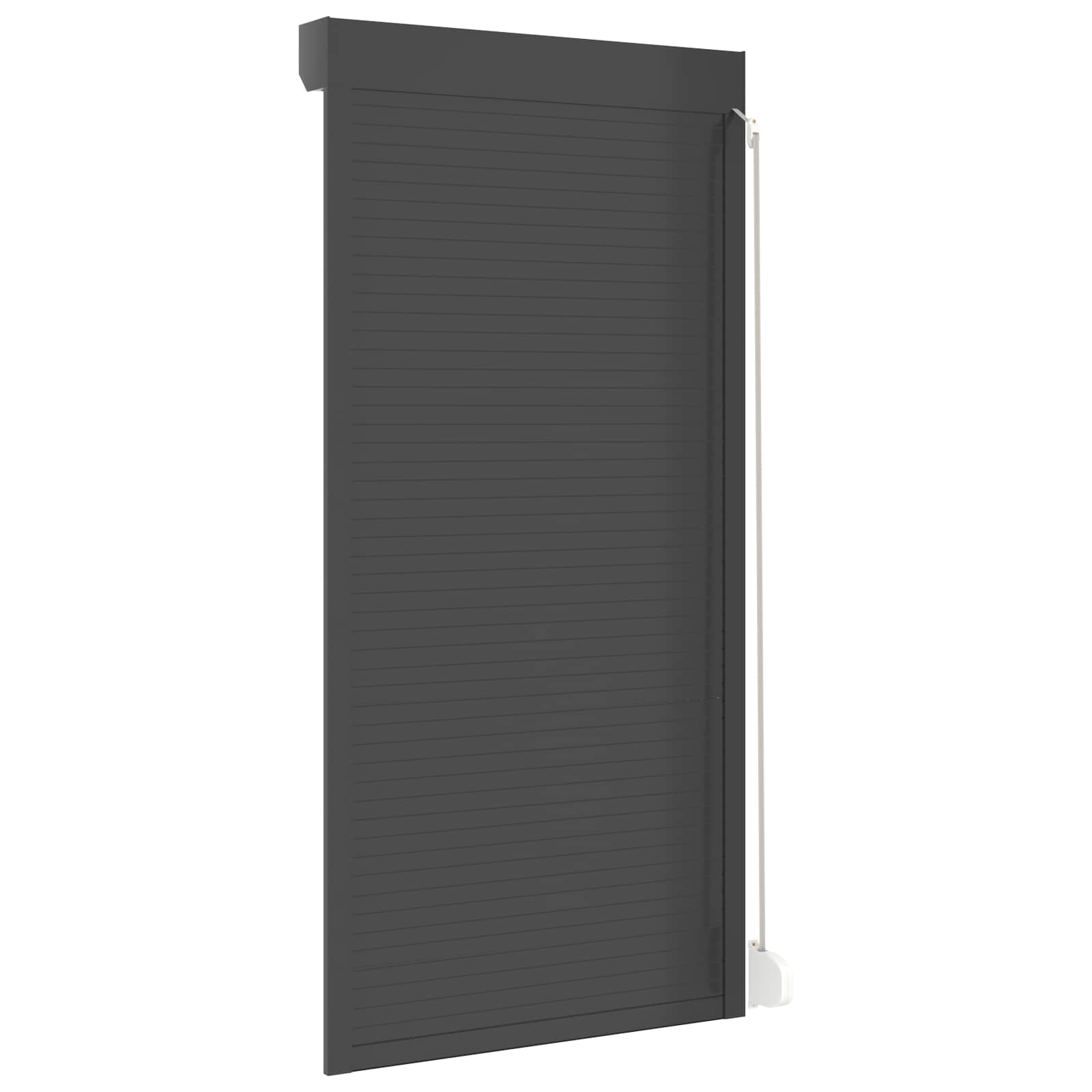 Rullakaihdin Antrasiitti 100 X 210 Cm Alumiini Ja Polyuretaani