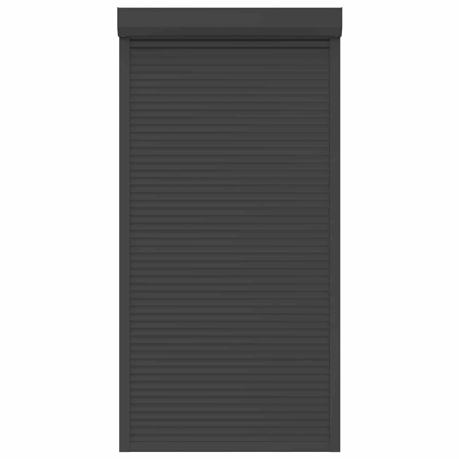 Rullakaihdin Antrasiitti 110 X 220 Cm Alumiini Ja Polyuretaani