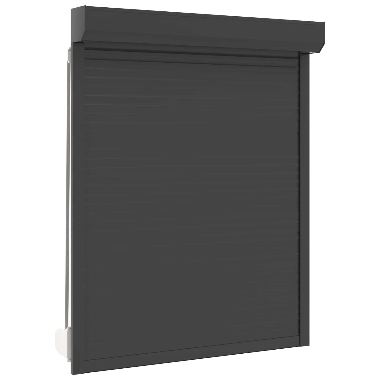 Rullakaihdin Antrasiitti 120 X 150 Cm Alumiini Ja Polyuretaani