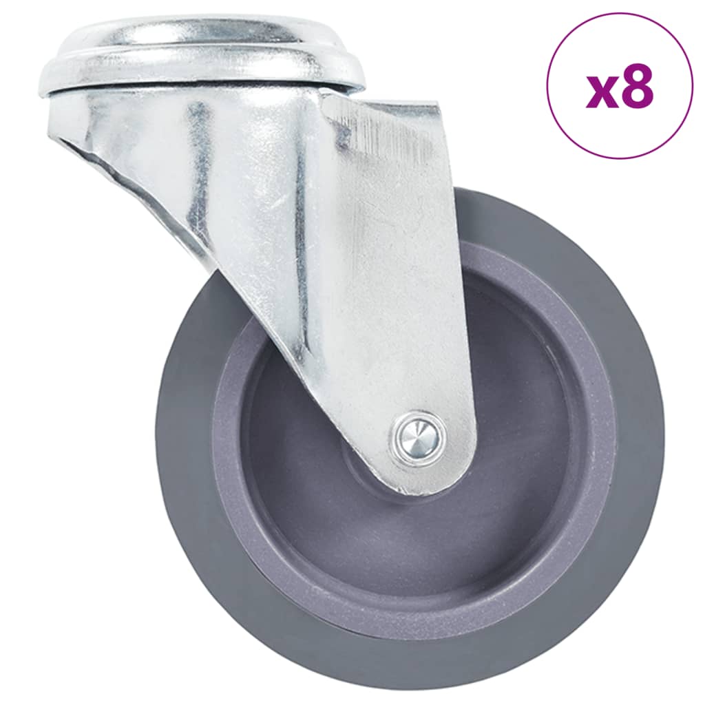 Rullapyörät Pultinrei´illä 8 Kpl 75 Mm