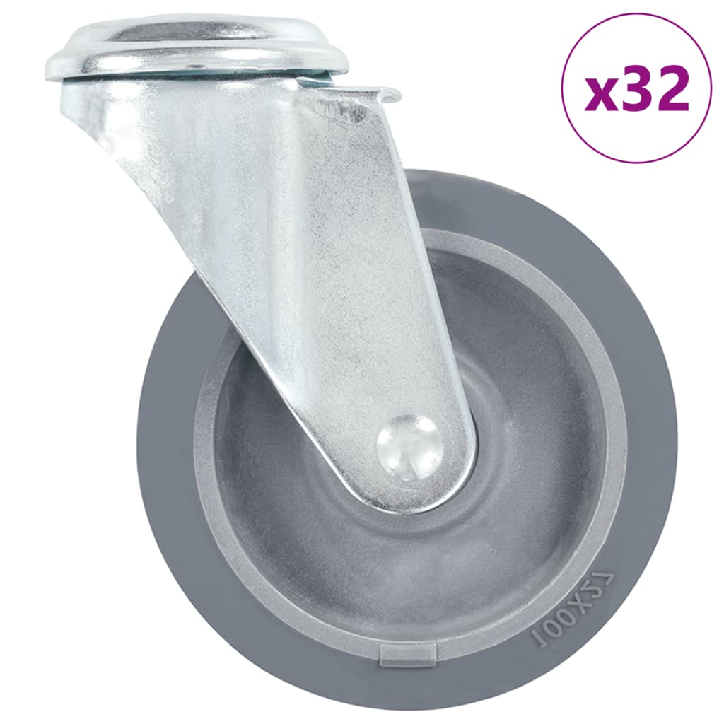Rullapyörät Pultinrei´illä 32 Kpl 100 Mm