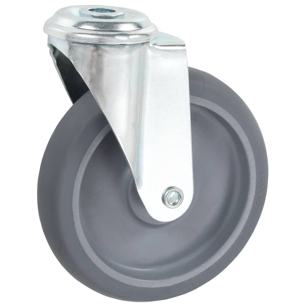 12 Kpl Pulttireikäisiä Kääntyviä Pyöriä 125 Mm