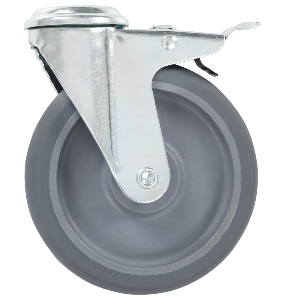 12 Kpl Pulttireikäisiä Kääntyviä Pyöriä 125 Mm