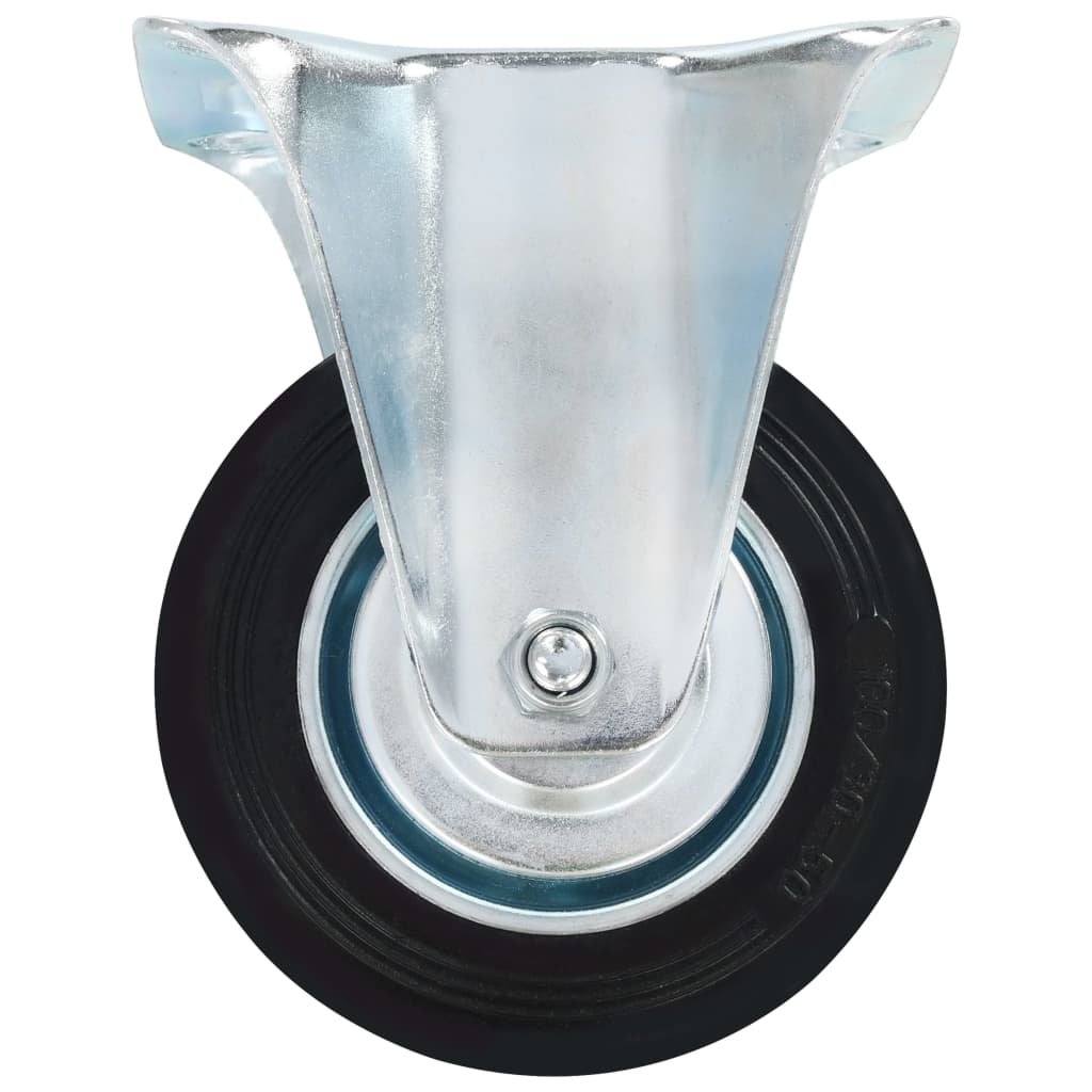 12 Kpl Kiinteät Pyörät 100 Mm