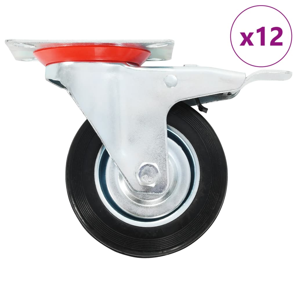 Rullapyörät 12 Kpl 100 Mm