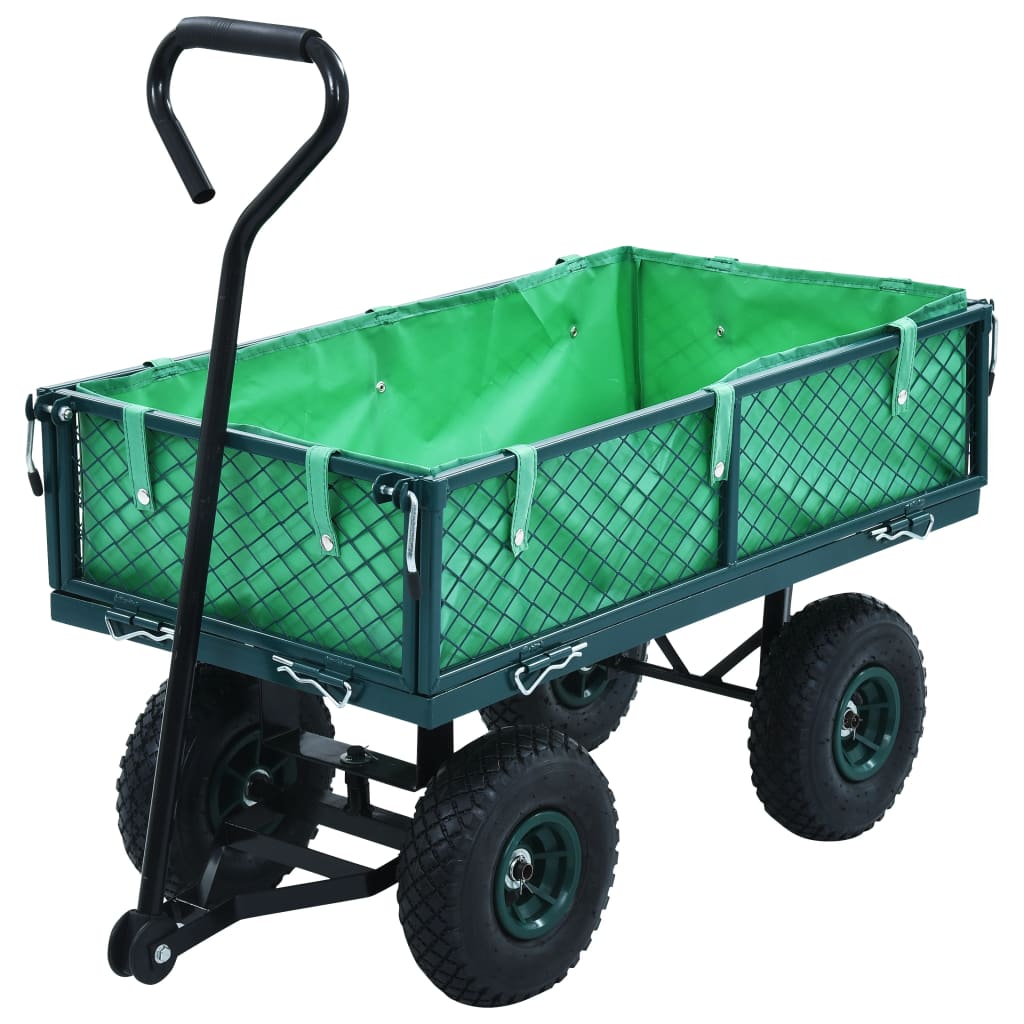 Puutarhan Vetokärry Vihreä 250 Kg
