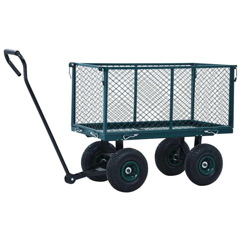 Puutarhan Vetokärry Vihreä 350 Kg