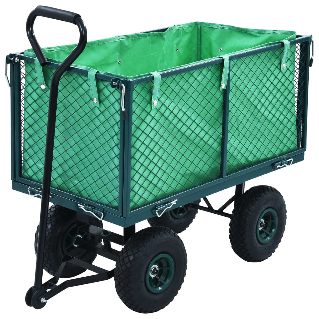 Puutarhan Vetokärry Vihreä 350 Kg