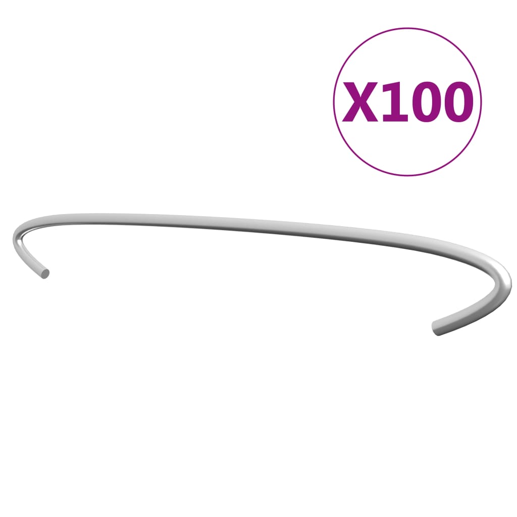 Kivikorien Koukut 100 Kpl Galvanoitu Teräs 50 Cm