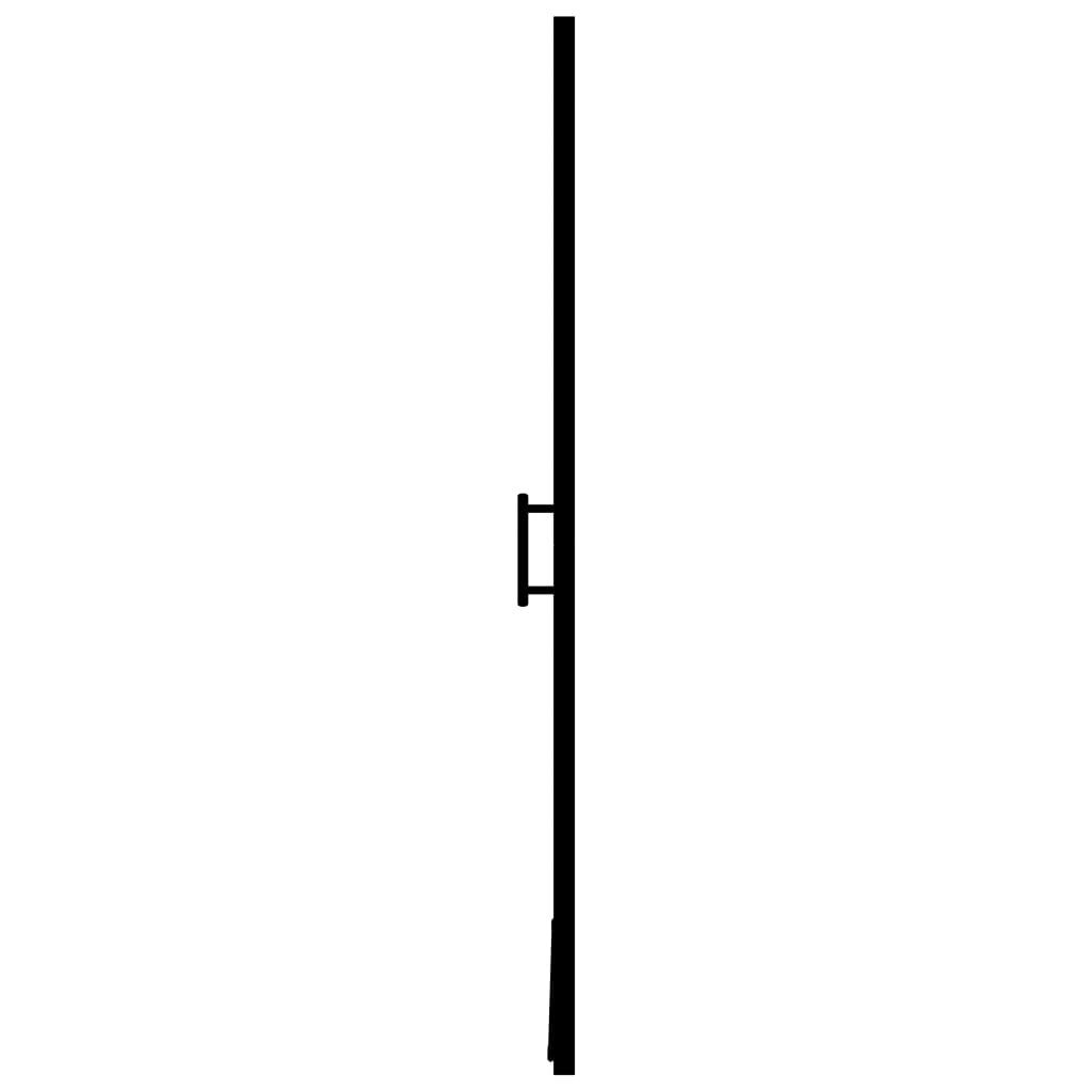 Suihkuovi Karkaistu Lasi 91X195 Cm Musta