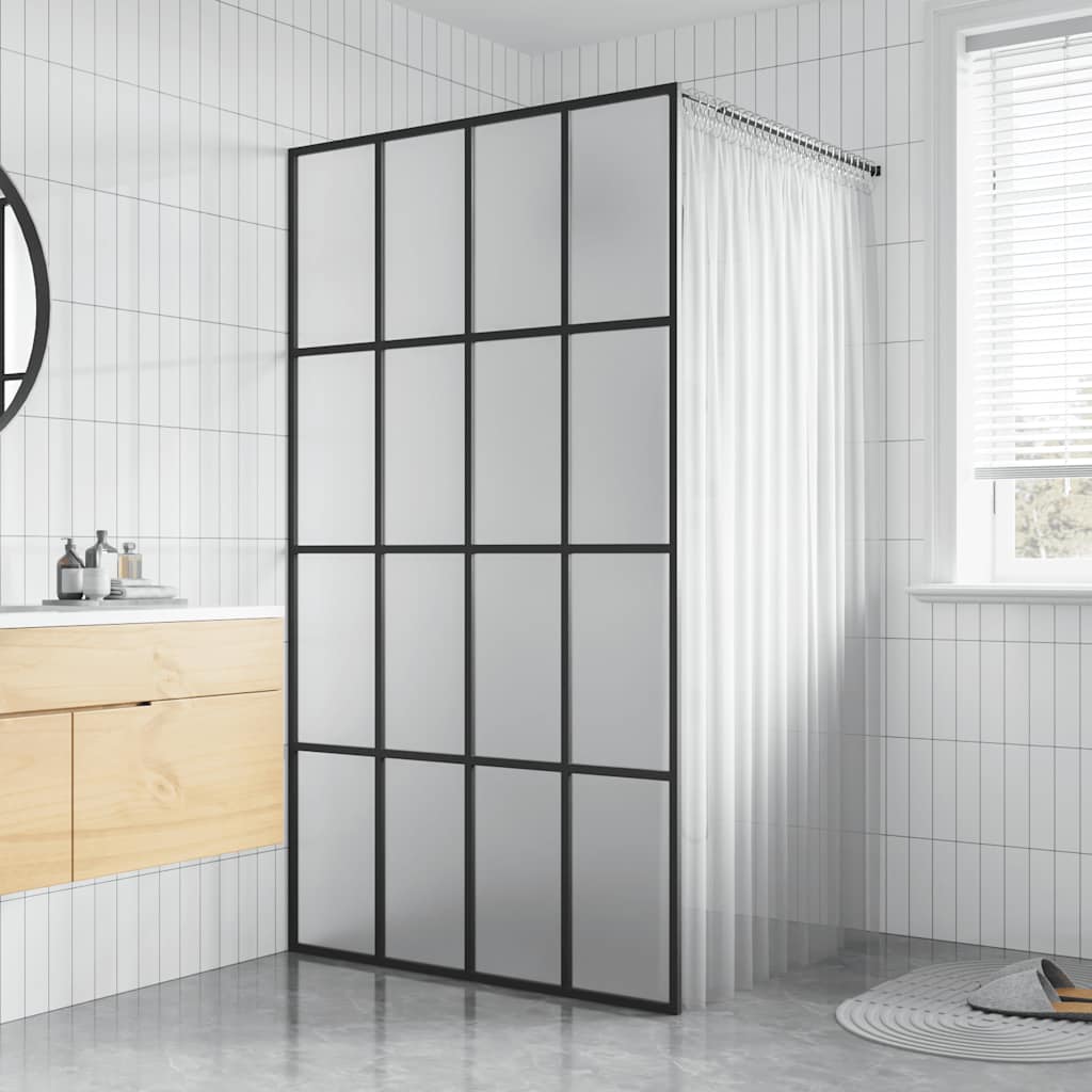 Walk-In Suihkun Seinäke Karkaistu Huurrelasi 100X195 Cm