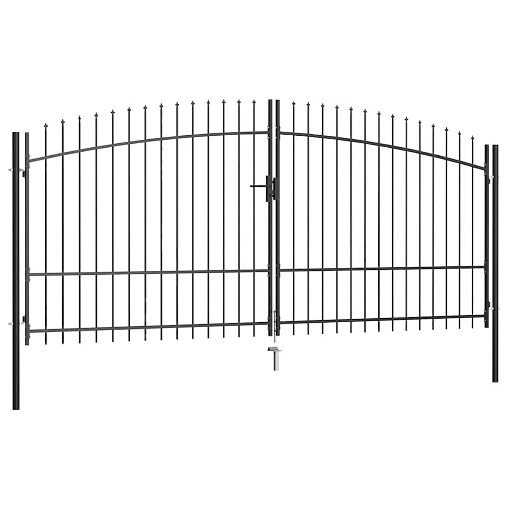 Kaksinkertainen Aitaportti Woerden Keihäskärjellä 400X224,5 Cm