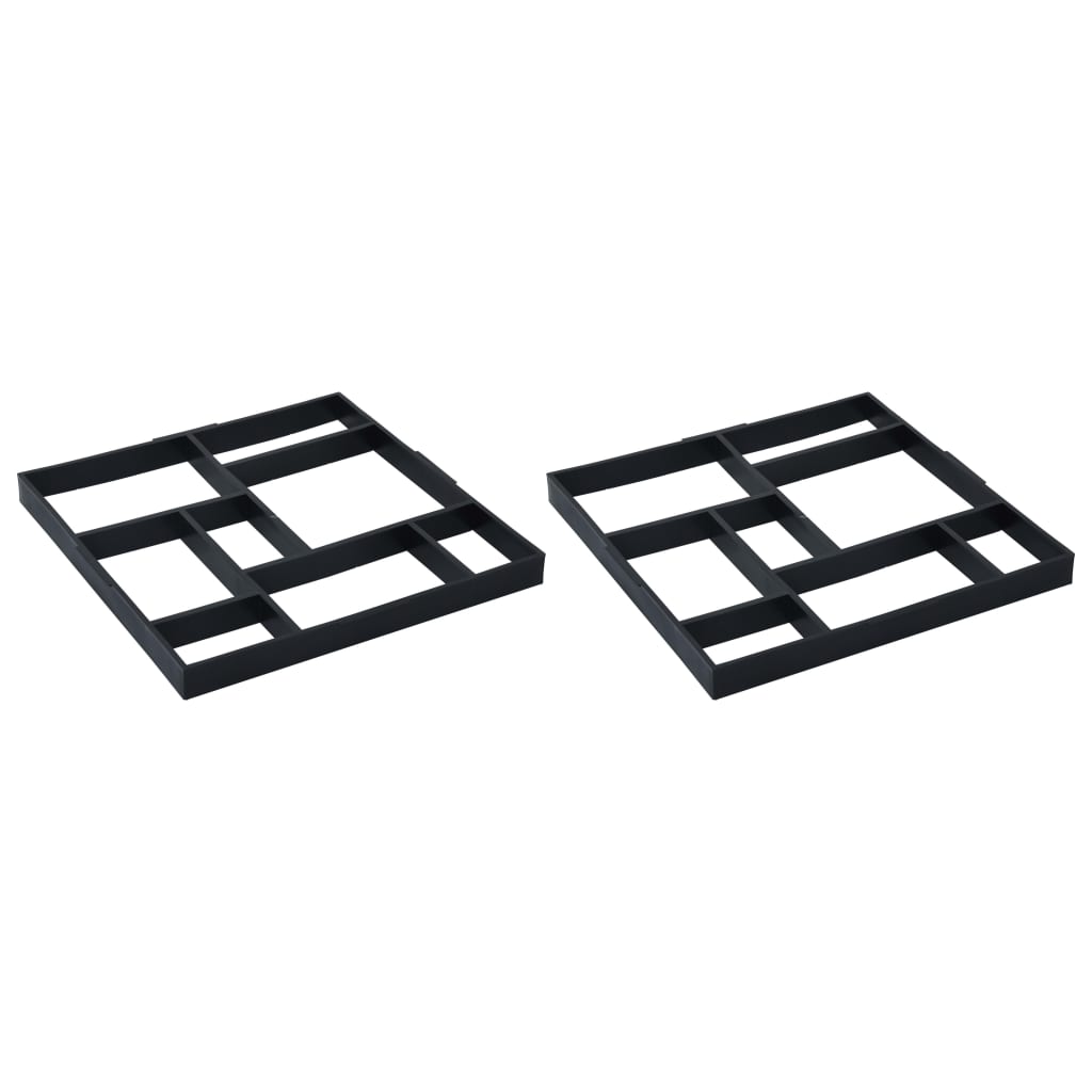 Polkujen Luomismuotit 2 Kpl 50,4X50,4X4,3 Cm Muovi