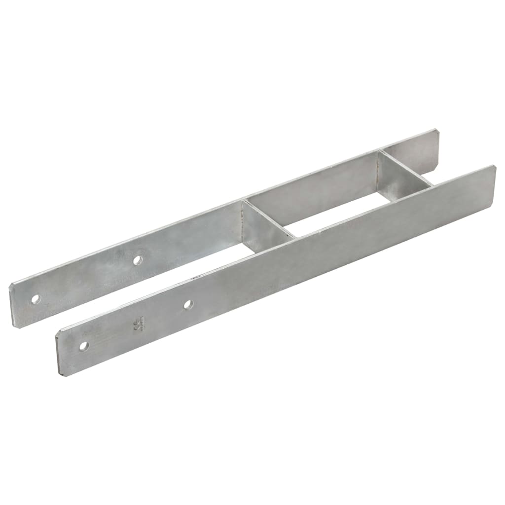 Aita-Ankkurit 6 Kpl Hopea 10X6X60 Cm Galvanoitu Teräs
