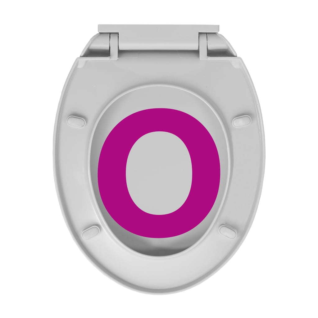 Wc-Istuin Pehmeästi Sulkeutuva Vaaleanharmaa Soikea