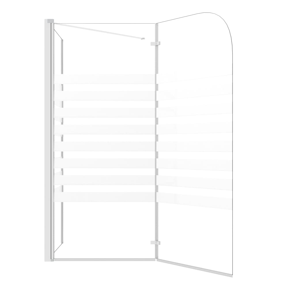 Kylpyammeen Seinä 120X68X130 Cm Karkaistu Lasi Viiva