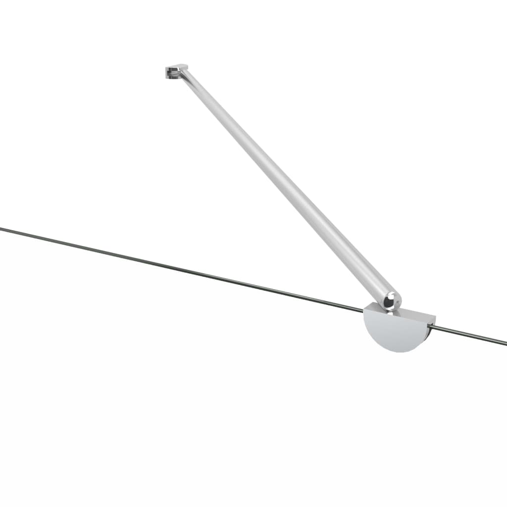 Kylpyammeen Seinä 120X68X130 Cm Karkaistu Lasi Viiva