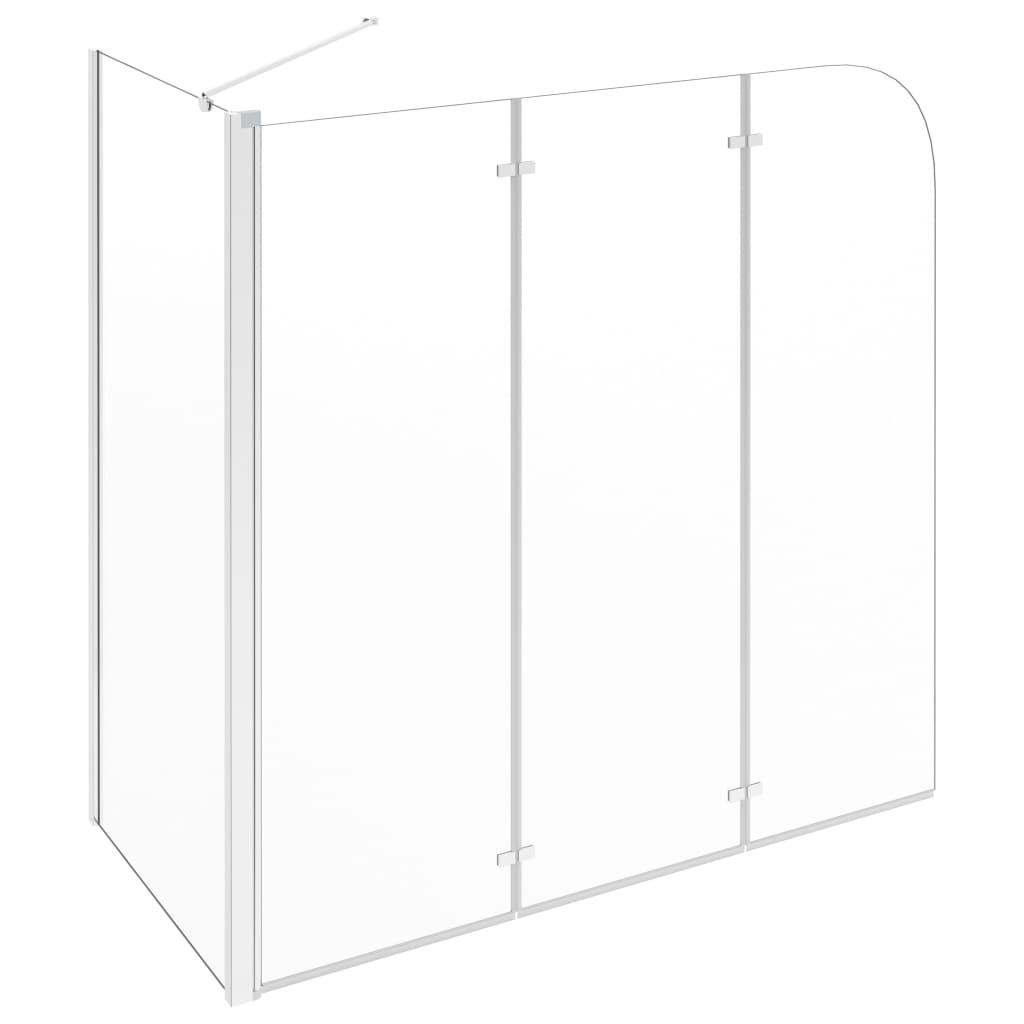 Kylpyammeen Seinä 120X69X130 Cm Karkaistu Lasi Läpinäkyvä
