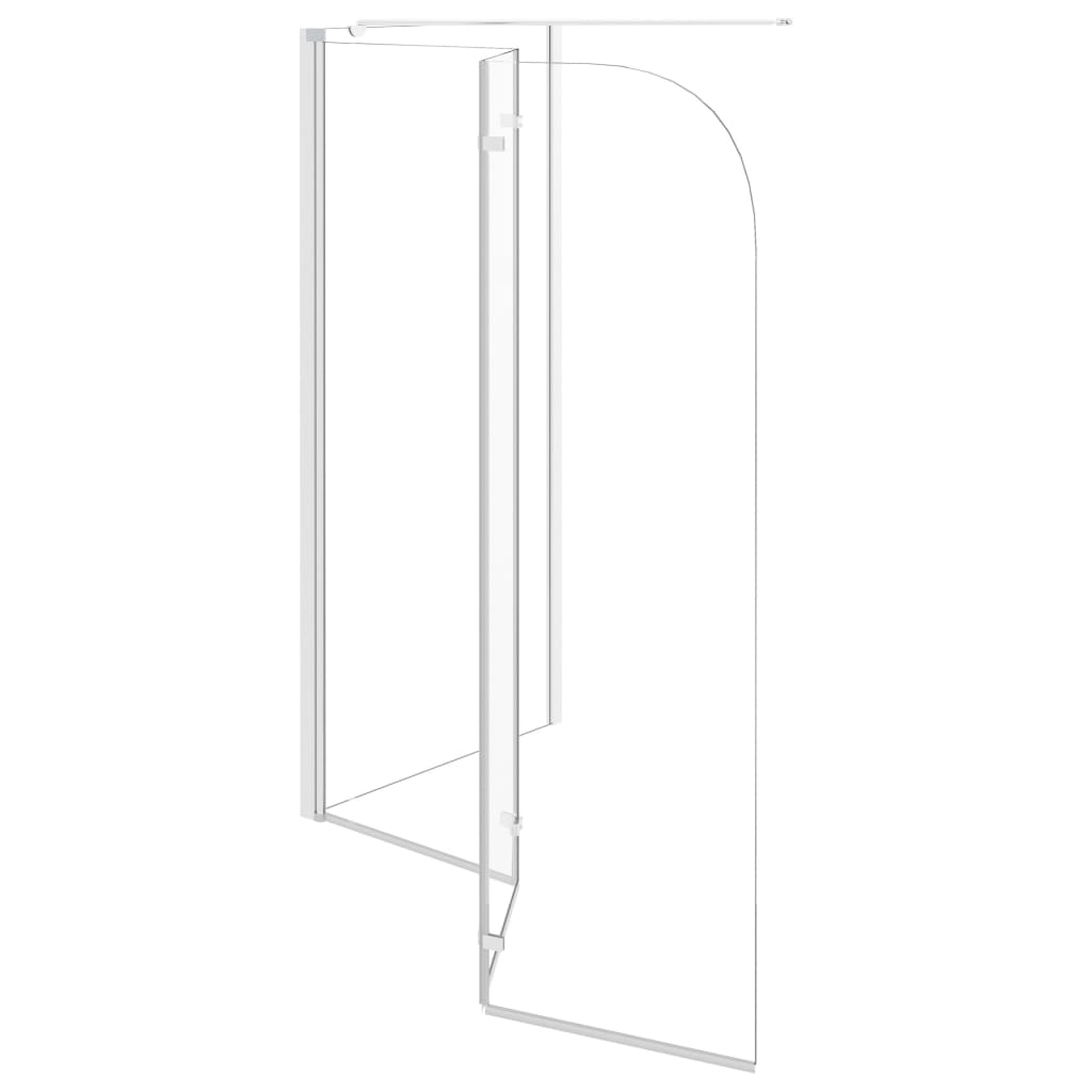 Kylpyammeen Seinä 120X69X130 Cm Karkaistu Lasi Läpinäkyvä