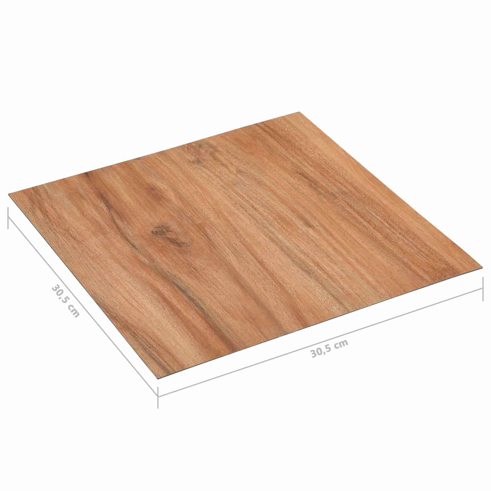 Lattialankut 5,11 M² 55 Pcs Polyvinyylikloridi Vaalea Puu