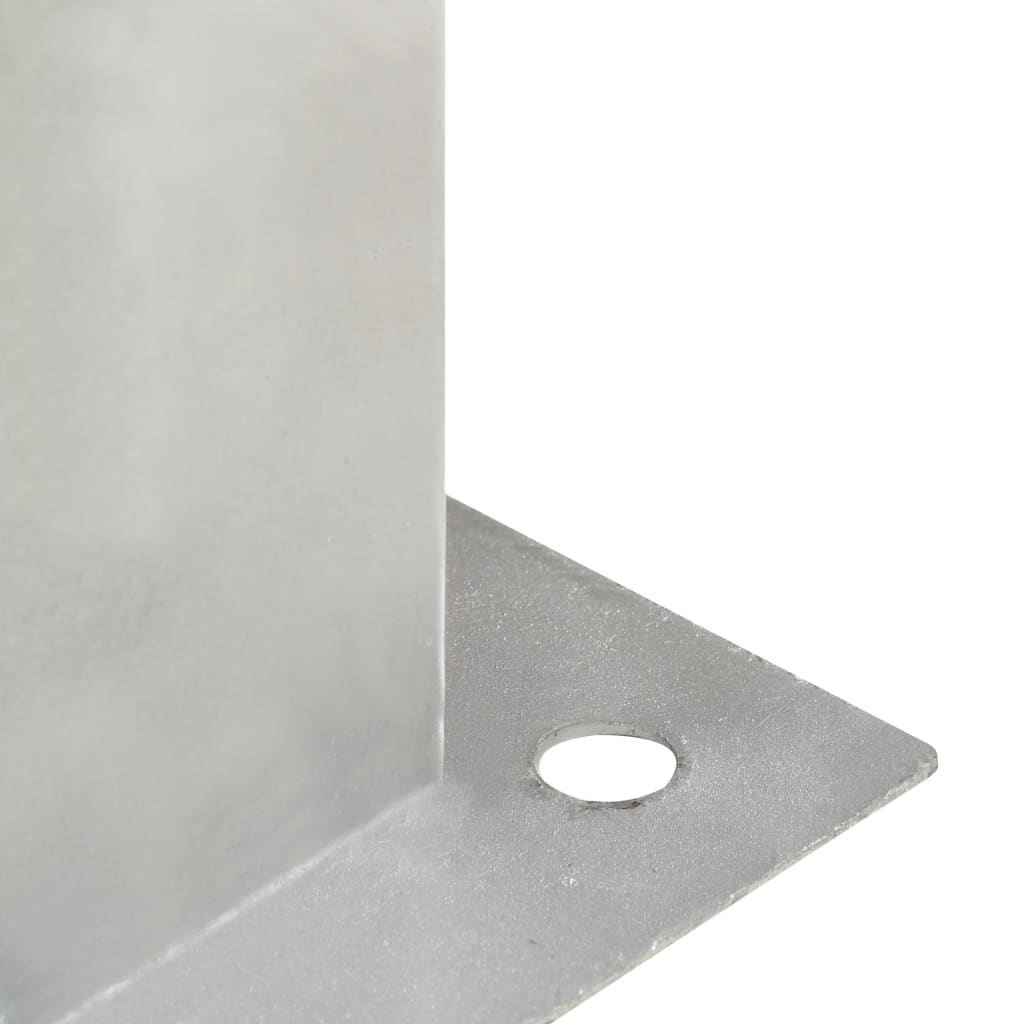 Aitatolpan Jalat 4 Kpl Galvanoitua Metallia 91 Mm
