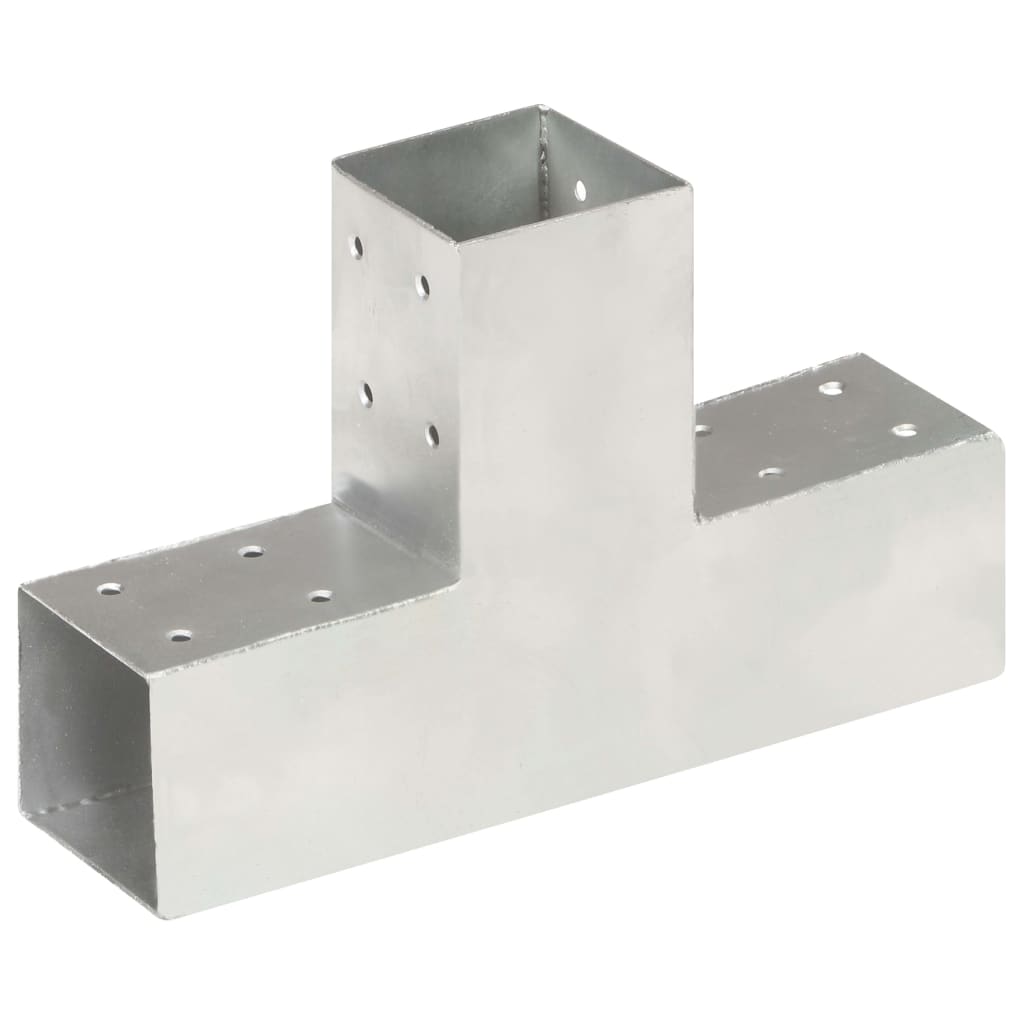 Tolppaliitin T-Muoto Galvanoitu Metalli 71X71 Mm