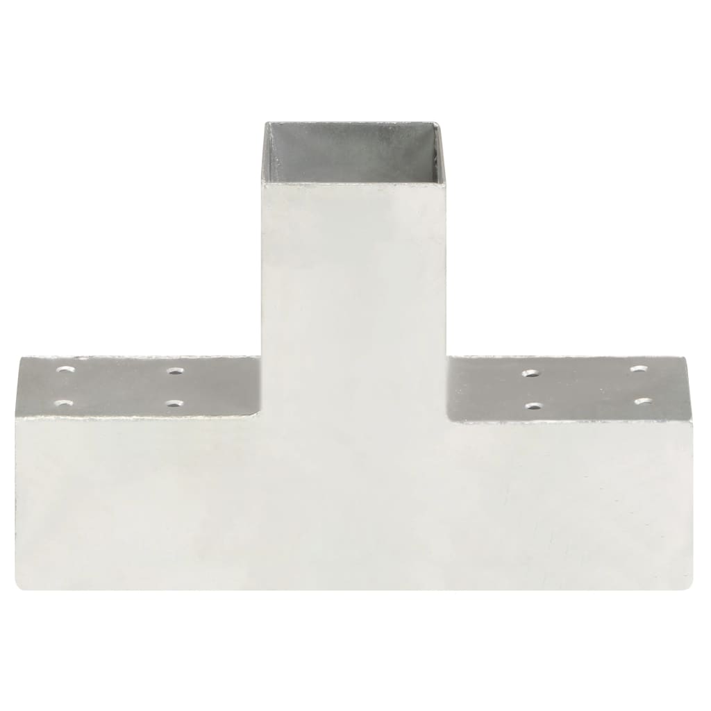 Tolppaliitin T-Muoto Galvanoitu Metalli 71X71 Mm