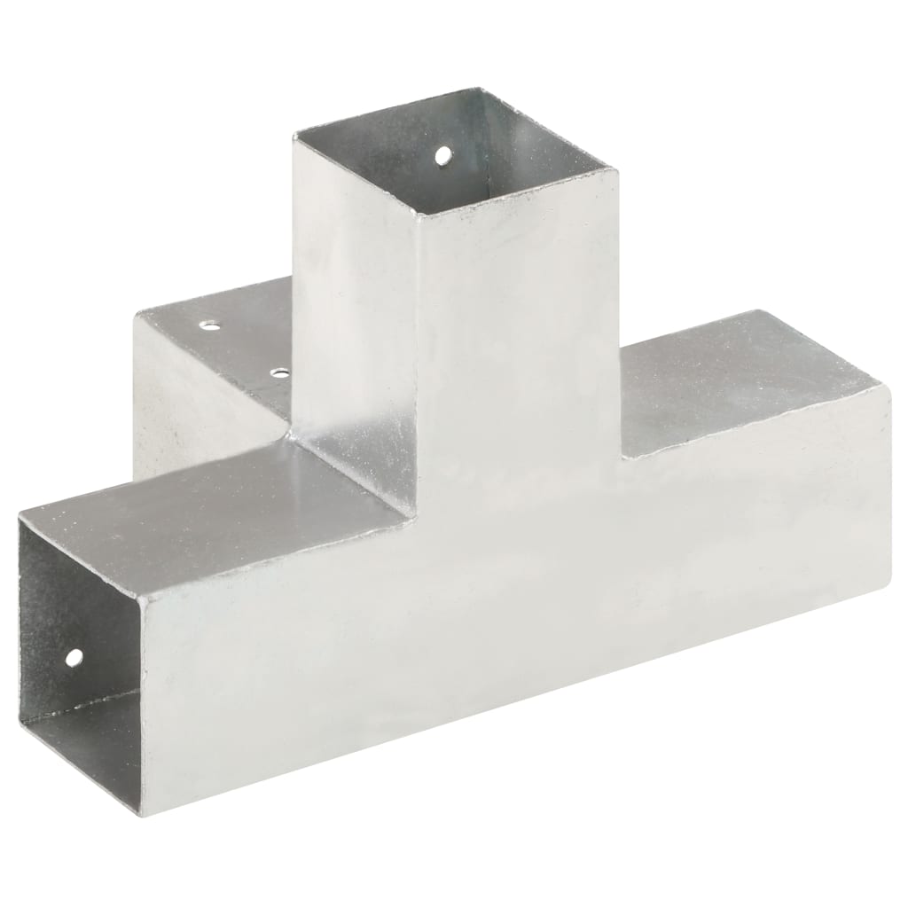 Tolppaliitin X-Muoto Galvanoitu Metalli 71X71 Mm