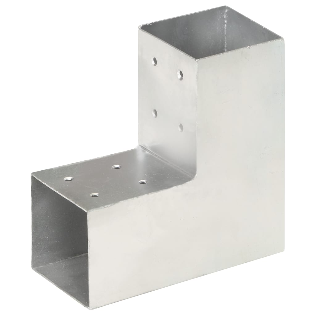 Tolppaliitin L-Muoto Galvanoitu Metalli 81X81 Mm
