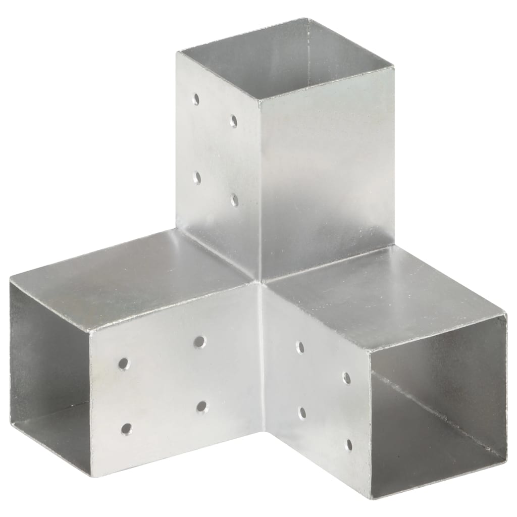 Tolppaliitin Y-Muoto Galvanoitu Metalli 81X81 Mm