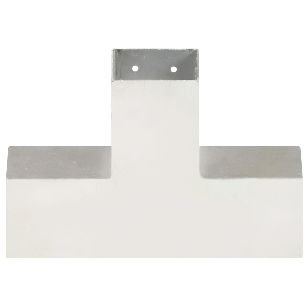 Tolppaliitin X-Muoto Galvanoitu Metalli 81X81 Mm