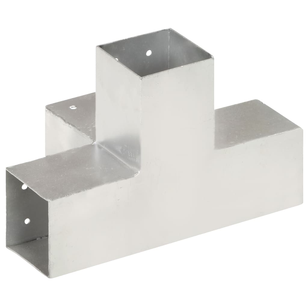 Tolppaliitin X-Muoto Galvanoitu Metalli 81X81 Mm