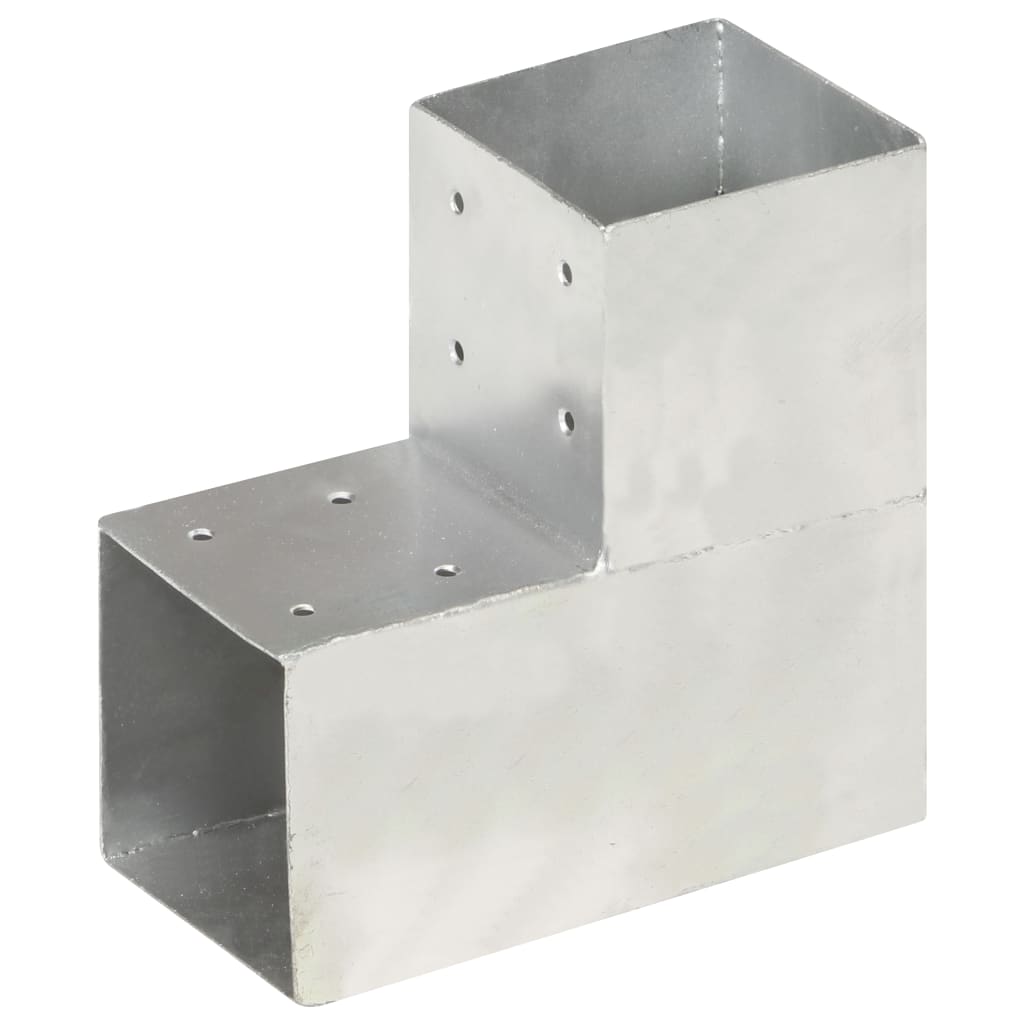 Tolppaliitin L-Muoto Galvanoitu Metalli 101X101 Mm