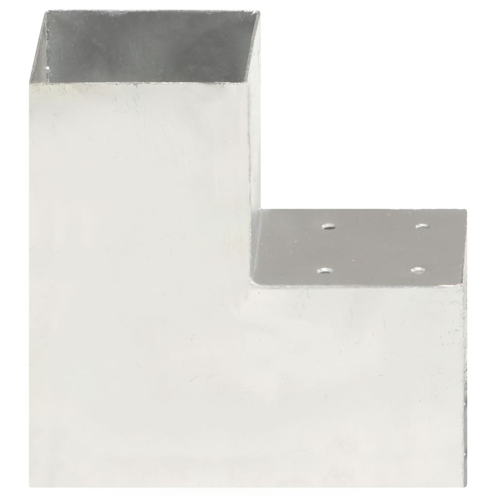 Tolppaliitin L-Muoto Galvanoitu Metalli 101X101 Mm