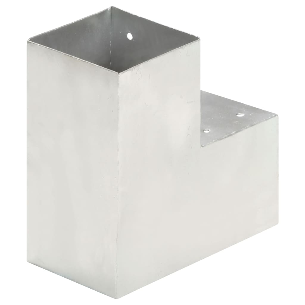 Tolppaliitin L-Muoto Galvanoitu Metalli 101X101 Mm