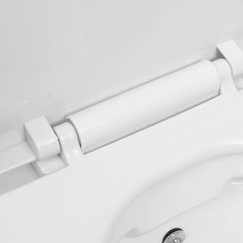 Seinäkiinnitettävä Reunaton Wc/Bidee Keramiikka Valkoinen