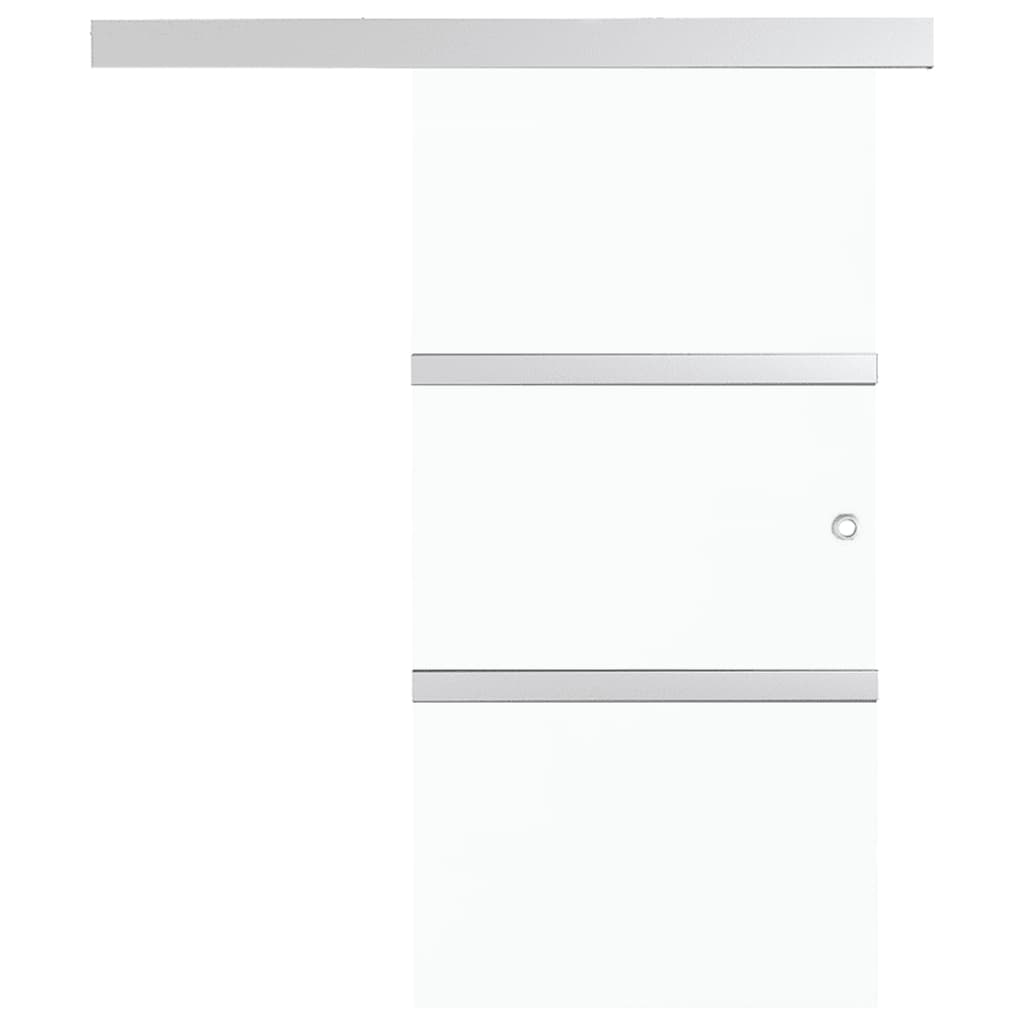 Liukuovi Soft-Stopeilla Esg-Lasi Ja Alumiini 76X205 Cm