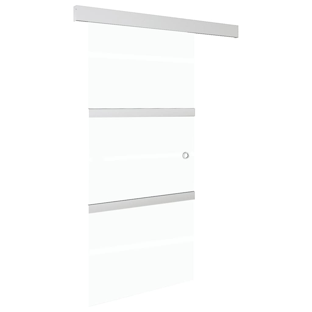 Liukuovi Soft-Stopeilla Esg-Lasi Ja Alumiini 90X205 Cm