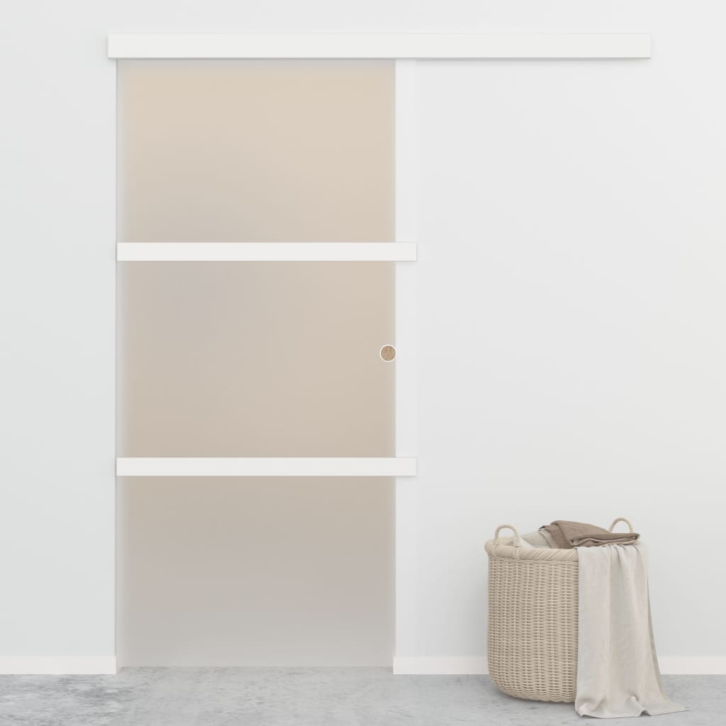 Liukuovi Soft-Stopeilla Esg-Lasi Ja Alumiini 90X205 Cm