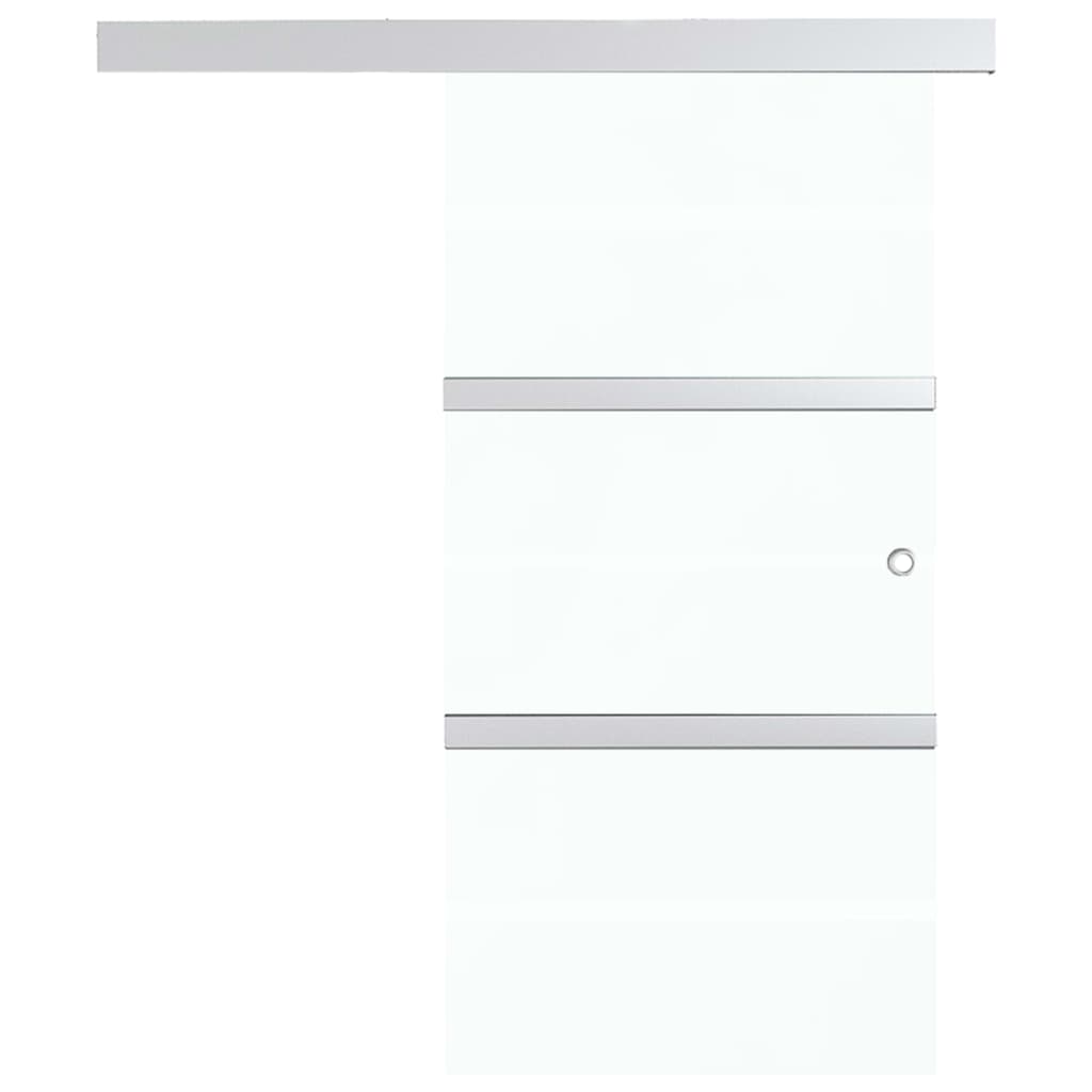 Liukuovi Soft-Stopeilla Esg-Lasi Ja Alumiini 76X205 Cm