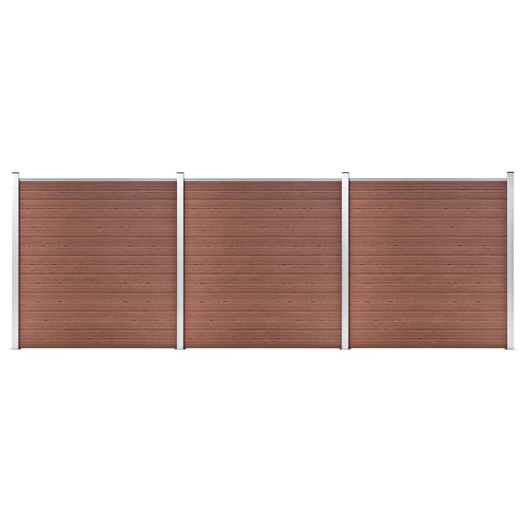 Puutarha-Aita Wpc 526X186 Cm Ruskea