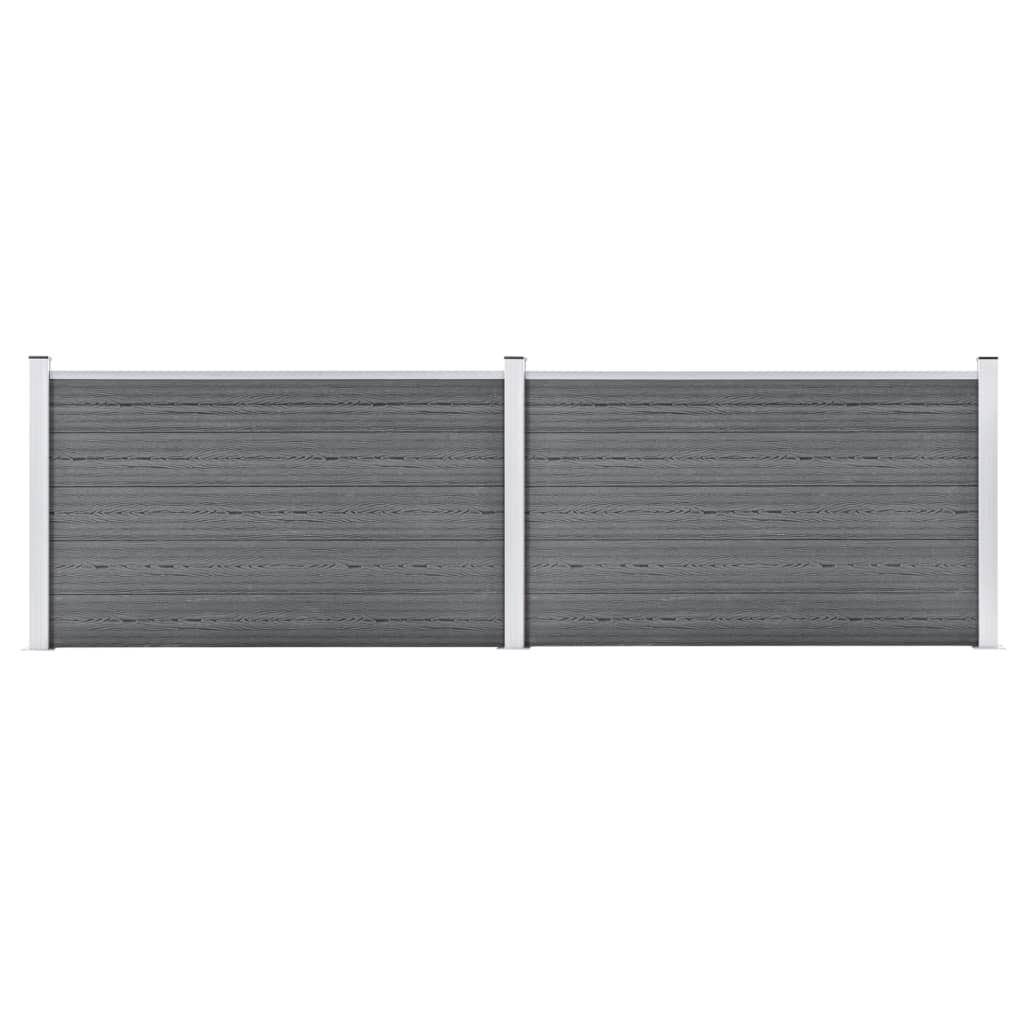 Puutarha-Aita Wpc 353X106 Cm Harmaa