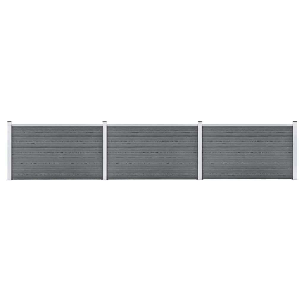 Puutarha-Aita Wpc 526X106 Cm Harmaa