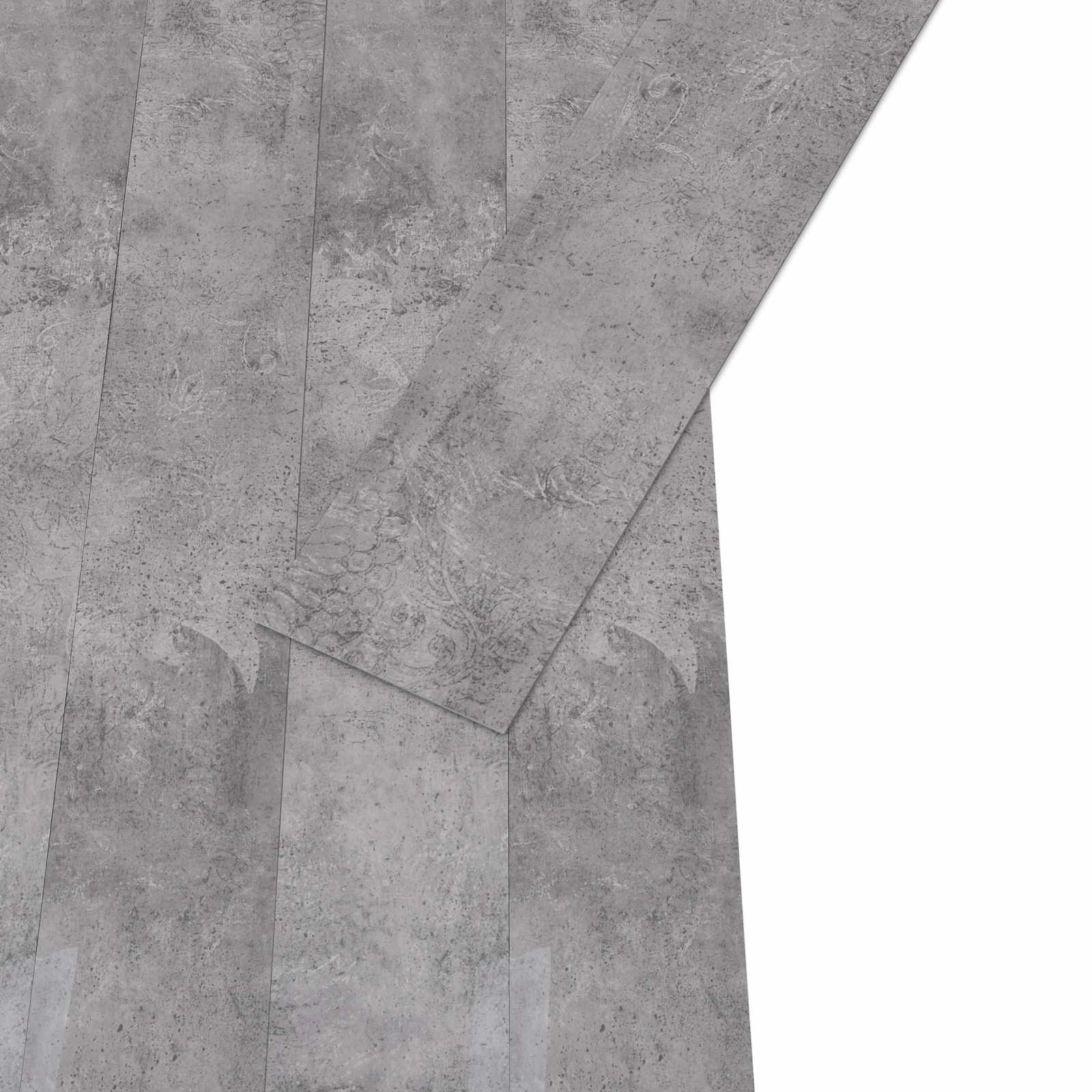 Itsekiinnittyvä Lattialauta 32 Pcs Sementti Ruskea 4,46 M²
