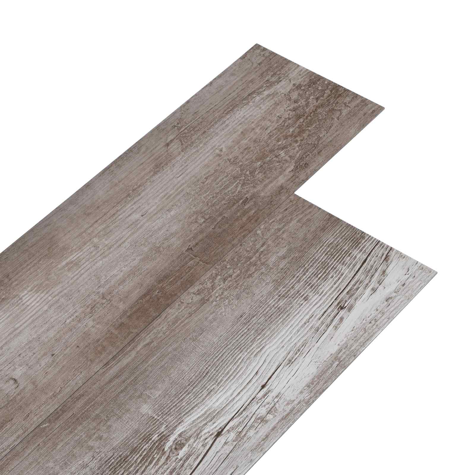 Lattialankut 5,02 M² 36 Pcs Polyvinyylikloridi Matta Puu Ruskea