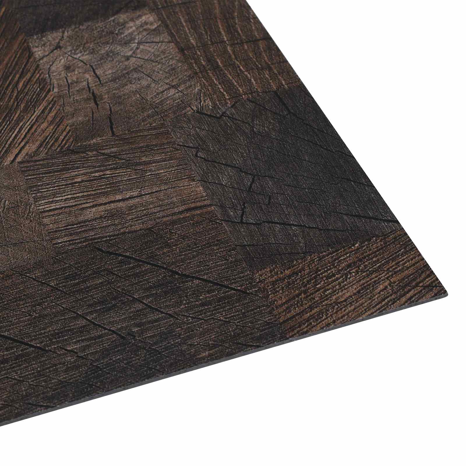 Lattialankut 5,11 M² 55 Pcs Polyvinyylikloridi Puupinta Ruskea