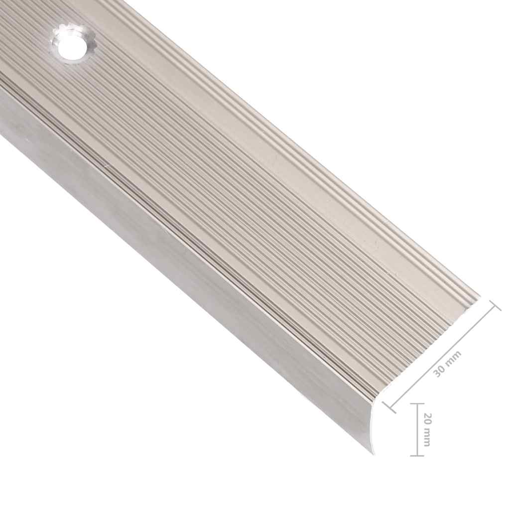 Portaikon Suojukset L-Muotoiset 15 Kpl Alumiini 90 Cm Samppanja