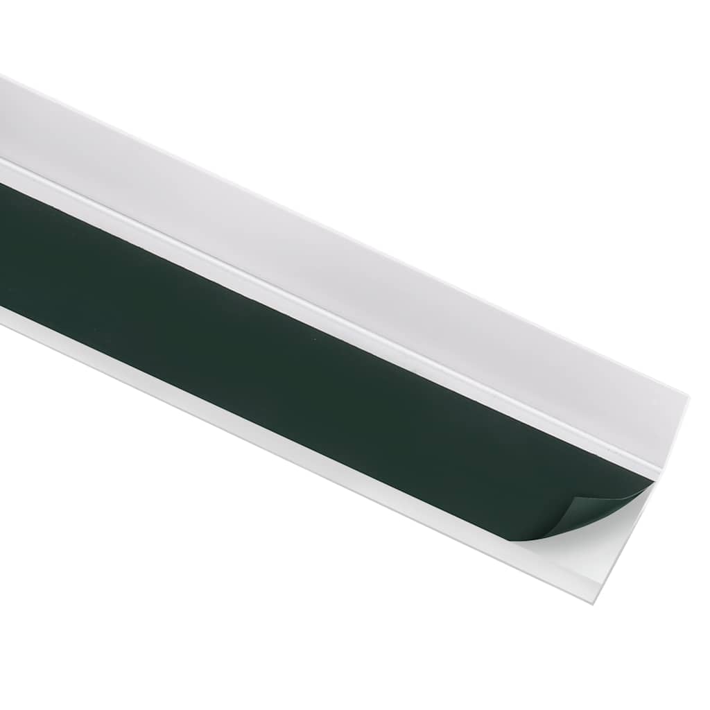 Portaikon Suojukset L-Muotoiset 15 Kpl Alumiini 100 Cm Hopea
