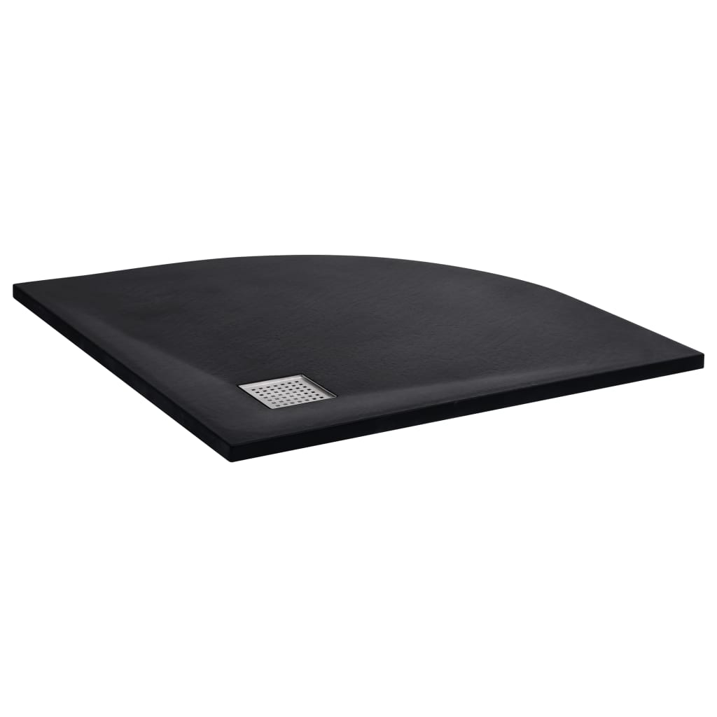 Suihkualusta Smc Musta 90X90 Cm
